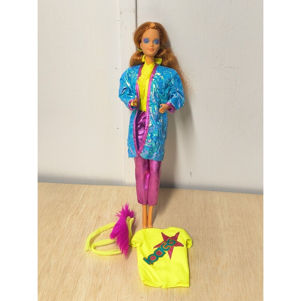 Vintage 1985 Mattel #2427 Barbie And The Rockers Diva Barbie Doll NO SHOES